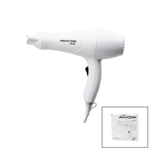 AWOX ALİZE  BEYAZ  SAÇ KURUTMA - FÖN MAKİNESİ  + DAR ŞEKİLLENDİRİCİ BAŞLIK   2 KADEME ISI AYARI   1200W (4597)