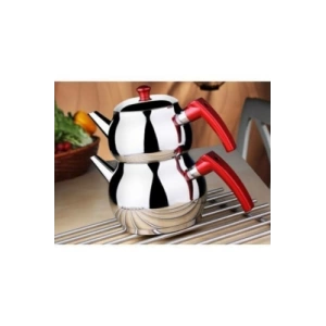 MİNİ 2LT KÜÇÜK BOY KÜRE ÇELİK ÇAYDANLIK SETİ (4597)