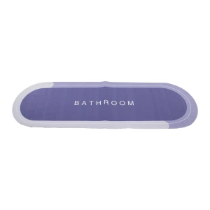 OVAL   DÜZ RENKLİ  SU EMİCİ - SİHİRLİ  BANYO PASPASI  ELASTİK  116 X 37.5CM (4597)