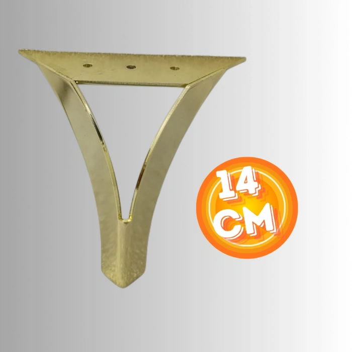 14 CM METAL DAMLA KOLTUK AYAĞI MOBİLYA AYAĞI ÜNİTE AYAĞI KONSOL AYAĞI PUF BERJER AYAĞI