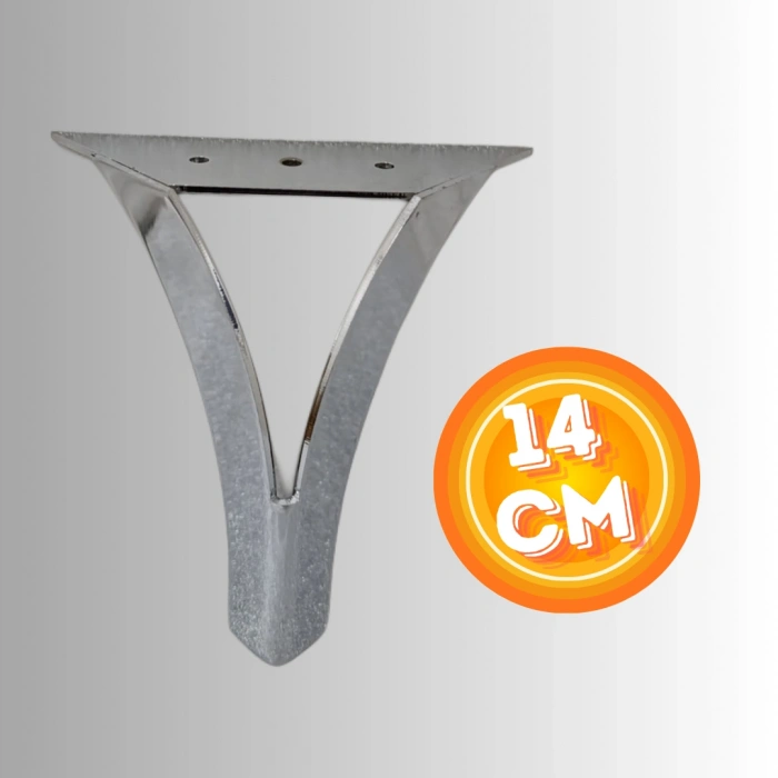 14 CM METAL DAMLA KOLTUK AYAĞI MOBİLYA AYAĞI ÜNİTE AYAĞI KONSOL AYAĞI PUF BERJER AYAĞI