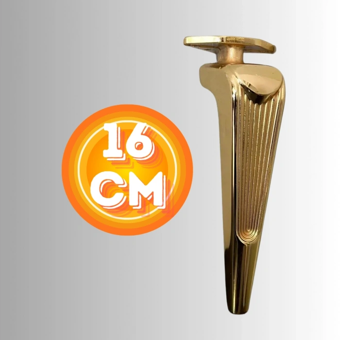 16 CM METAL KLAS KOLTUK AYAĞI MOBİLYA AYAĞI ÜNİTE AYAĞI KONSOL AYAĞI PUF BERJER AYAĞI