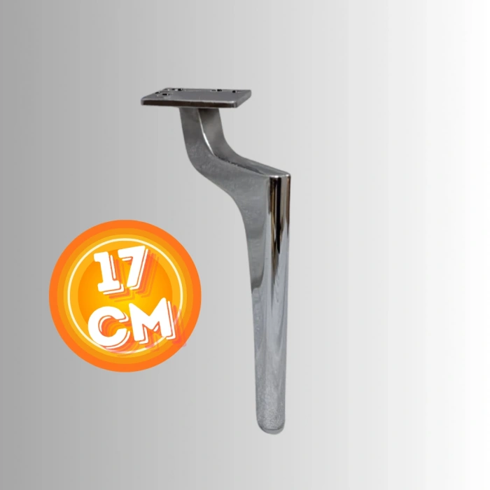 17 CM METAL ZİRVE AYAK KOLTUK AYAĞI MOBİLYA AYAĞI ÜNİTE AYAĞI KONSOL AYAĞI PUF BERJER AYAĞI