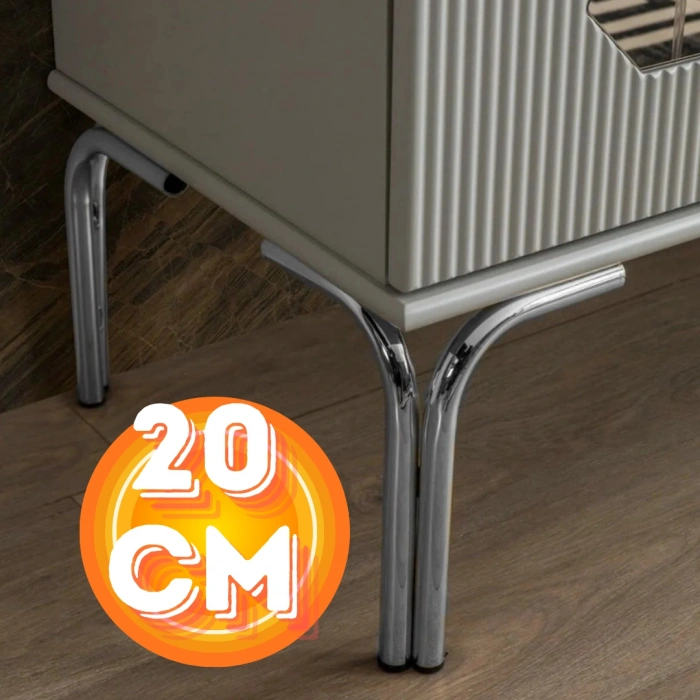 20 CM METAL MAGNOLİA KOLTUK AYAĞI MOBİLYA AYAĞI ÜNİTE AYAĞI KONSOL AYAĞI PUF BERJER AYAĞI