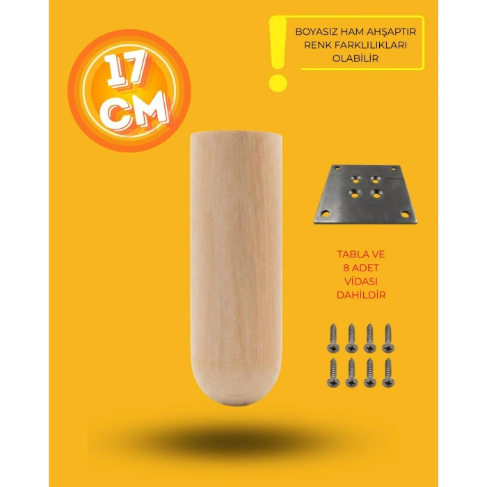 Ahşap Bohem Ayak 17 cm