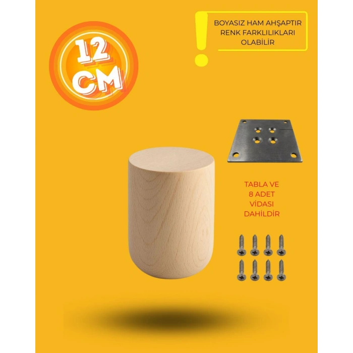Ahşap Bohem Ayak 12 cm