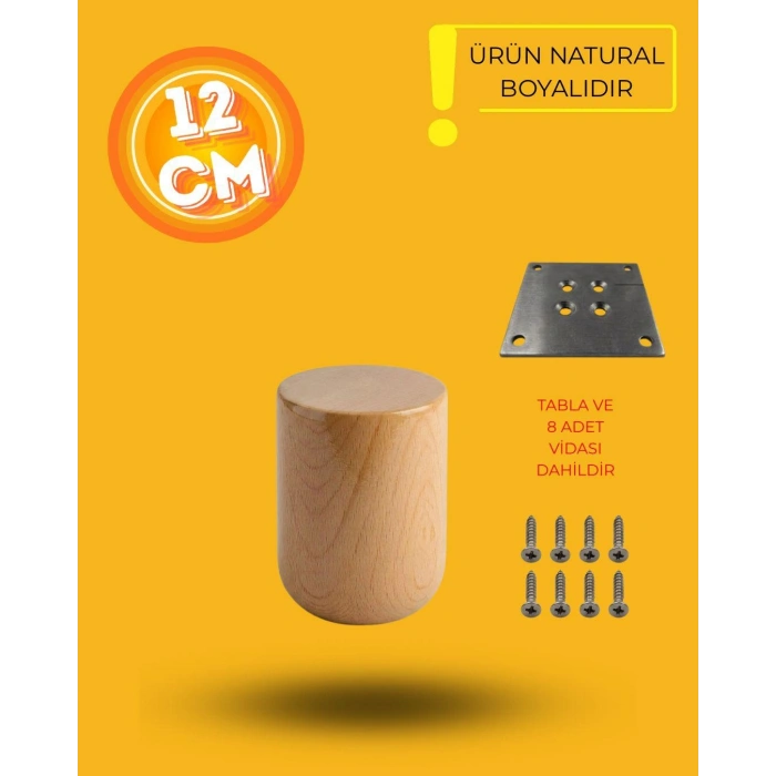 Ahşap Bohem Ayak 12 cm