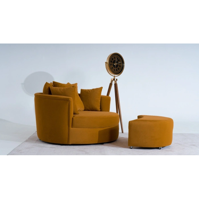 AY DİNLENME KOLTUK ( BERJER & HAREKETLİ PUF DAHİL ) DİNLENME BERJER SETİ