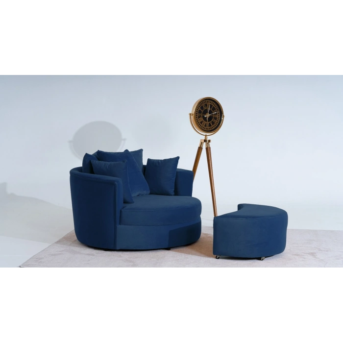 AY DİNLENME KOLTUK ( BERJER & HAREKETLİ PUF DAHİL ) DİNLENME BERJER SETİ