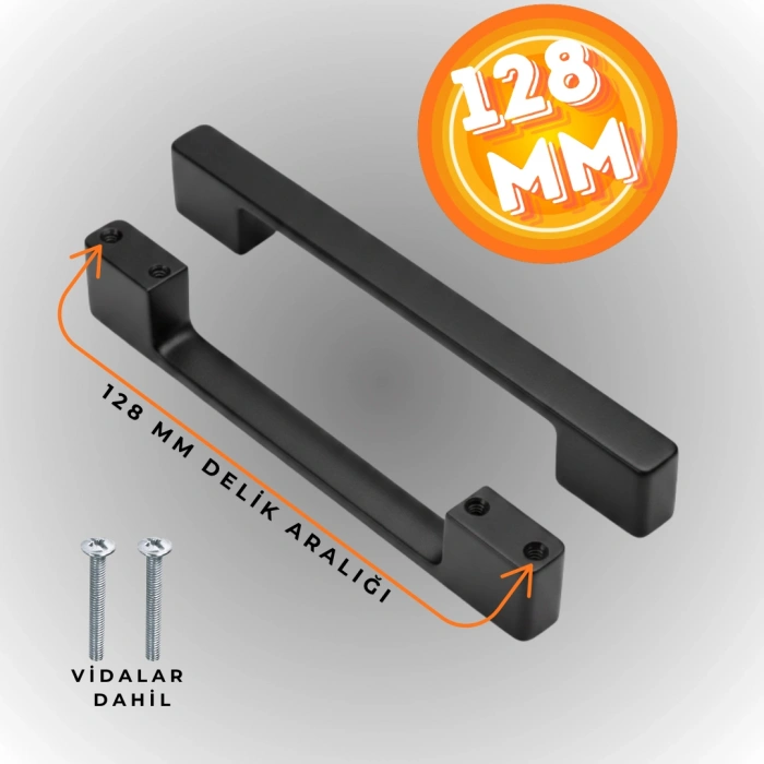 Köprü Kulp Dolap Çekmece Kulbu Metal Kulp 128 MM