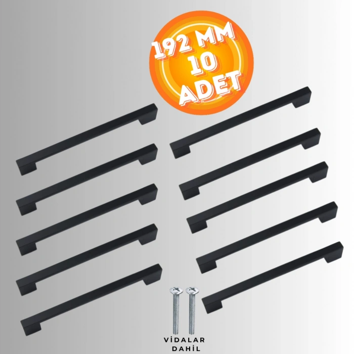 Köprü Kulp Dolap Çekmece Kulbu Metal Kulp 192 MM ( 10 ADET )