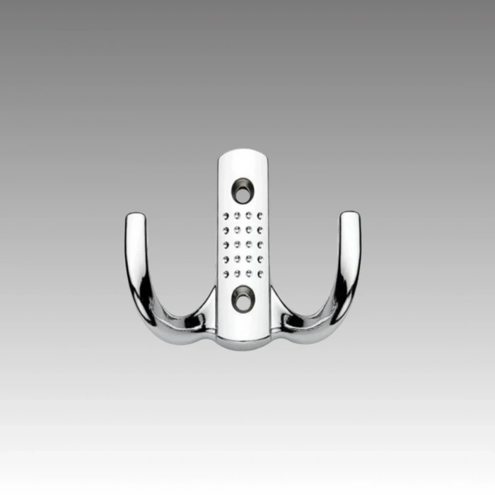 Noktalı Metal Askı Şık Portmanto Askılık Dolap Mobilya Askısı (vidalar Dahil)