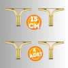 15 CM METAL MAGNOLİA KOLTUK AYAĞI MOBİLYA AYAĞI ÜNİTE AYAĞI KONSOL AYAĞI PUF BERJER AYAĞI (4 ADET)