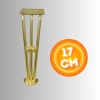 17 CM METAL BONCUKLU KOLTUK AYAĞI MOBİLYA AYAĞI ÜNİTE AYAĞI KONSOL AYAĞI PUF BERJER AYAĞI
