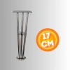 17 CM METAL BONCUKLU KOLTUK AYAĞI MOBİLYA AYAĞI ÜNİTE AYAĞI KONSOL AYAĞI PUF BERJER AYAĞI