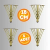 18 CM METAL 3 TELLİ KOLTUK AYAĞI MOBİLYA AYAĞI ÜNİTE AYAĞI KONSOL AYAĞI PUF BERJER AYAĞI (4 ADET)