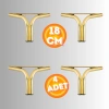 18 CM METAL MAGNOLİA KOLTUK AYAĞI MOBİLYA AYAĞI ÜNİTE AYAĞI KONSOL AYAĞI PUF BERJER AYAĞI (4 ADET)
