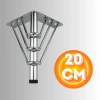 20 CM METAL 3 TELLİ KOLTUK AYAĞI MOBİLYA AYAĞI ÜNİTE AYAĞI KONSOL AYAĞI PUF BERJER AYAĞI
