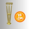 20 CM METAL BONCUKLU KOLTUK AYAĞI MOBİLYA AYAĞI ÜNİTE AYAĞI KONSOL AYAĞI PUF BERJER AYAĞI