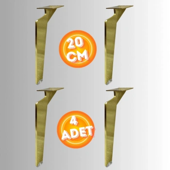 20 CM METAL TABANCA AYAK KOLTUK AYAĞI MOBİLYA AYAĞI ÜNİTE AYAĞI KONSOL AYAĞI PUF BERJER AYAĞI ( 4 ADET )