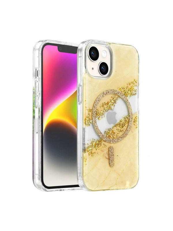 Apple iPhone 14 Lotus Simli Magsafe Kapak