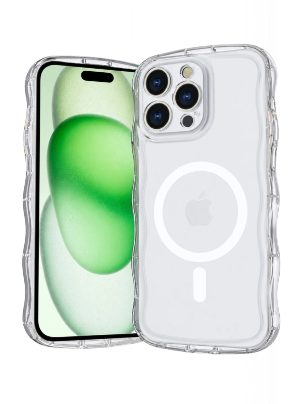 Apple iPhone 14 Pro Max Vev Full Airbag Magsafe Kapak - Şeffaf