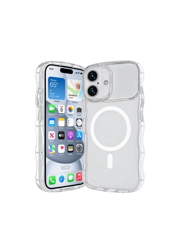 Apple iPhone 16 Vev Full Airbag Magsafe Kapak - Şeffaf