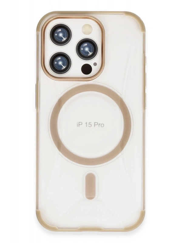 Joko Apple iPhone 15 Pro Hilton Magsafe Kapak - Gold
