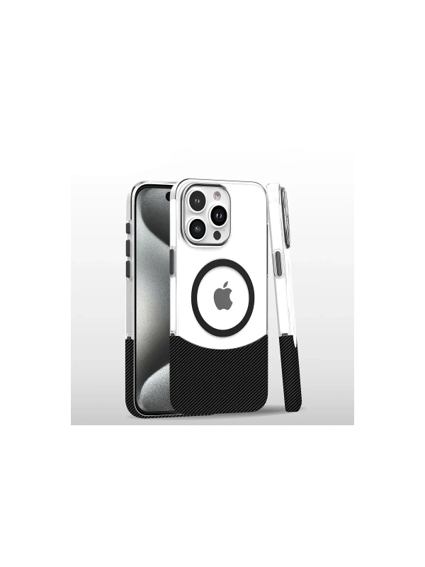 Apple iPhone 16 Pro Carbon Puzzle Magsafe Kapak