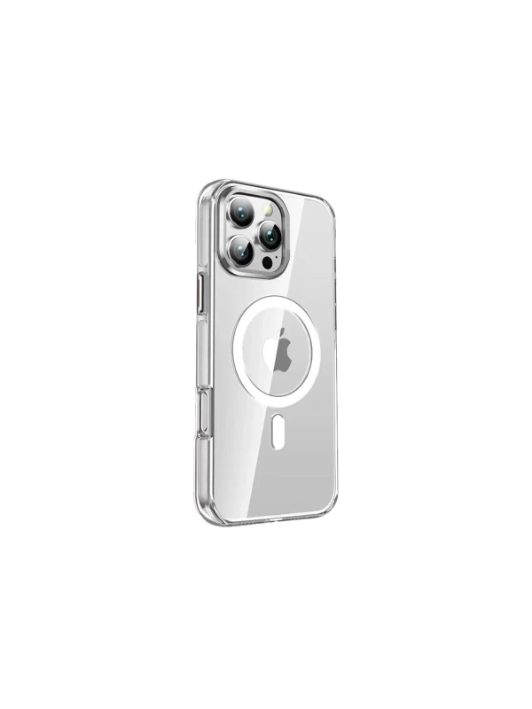 Apple iPhone 16 Pro Crystal Magsafe Kapak - Şeffaf