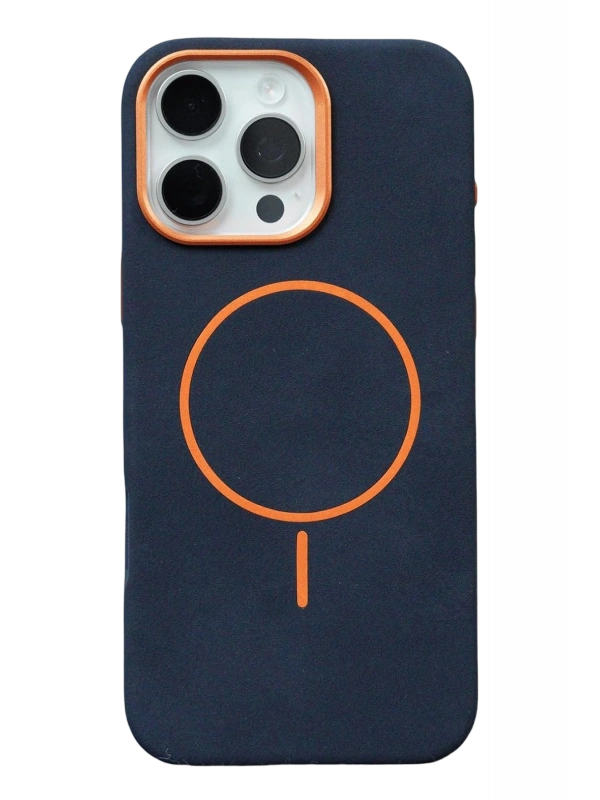 Joko Apple iPhone 16 Pro Max Luno Deri Magsafe Kapak - Mavi