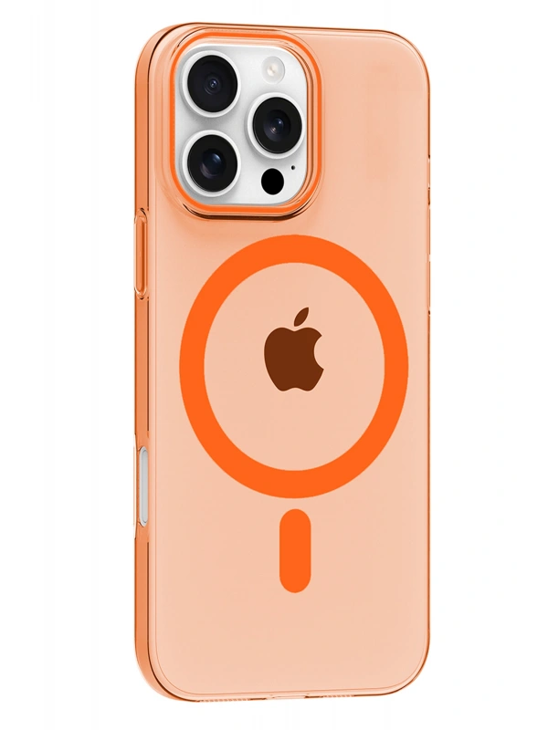 Joko Apple iPhone 16 Pro Max PC Blank Magsafe Kapak - Turuncu