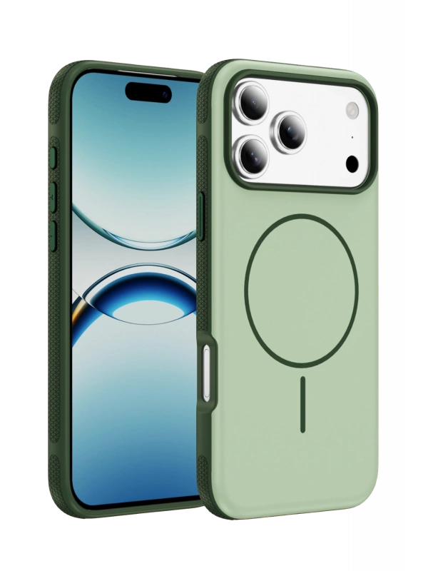 Joko Apple iPhone 17 Pro Max Neksa Magsafe Kapak- Yeşil