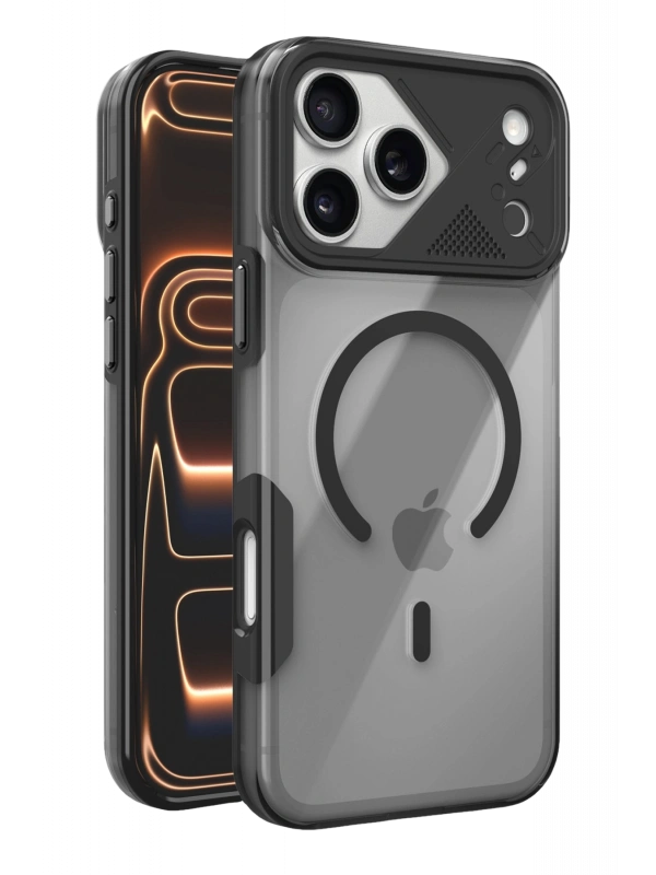 Joko Apple iPhone 17 Pro Max Zinko Magsafe Kapak - Siyah