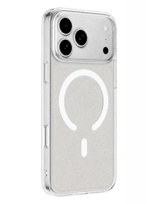 KILIFINI SEÇ - Apple iPhone 18 Pro Combo Simli Magsafe Kapak - Şeffaf
