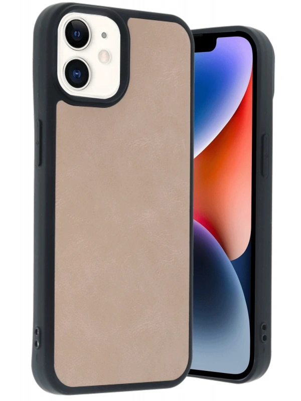 Newface Apple iPhone 11 Kılıf Aras Deri Kapak - Pudra