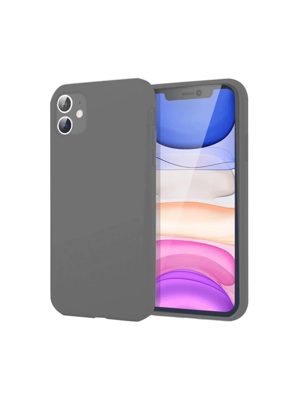 Newface Apple iPhone 11 Kılıf First Silikon - Gri
