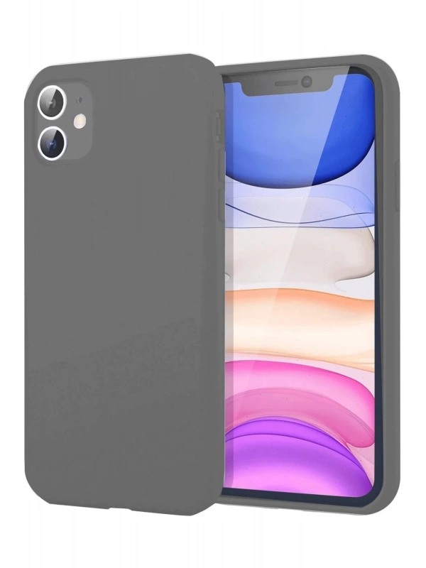 Newface Apple iPhone 11 Kılıf First Silikon - Gri