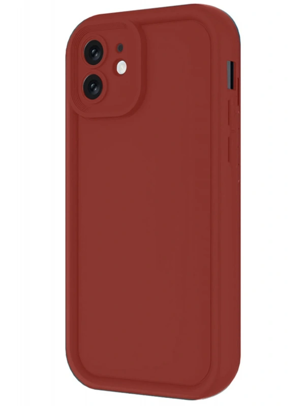 Newface Apple iPhone 11 Kılıf Viera Silikon - Bordo