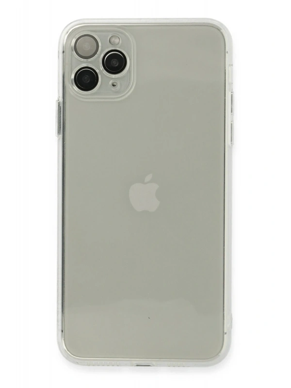 Newface Apple iPhone 11 Pro Kılıf Fly Lens Silikon - Şeffaf