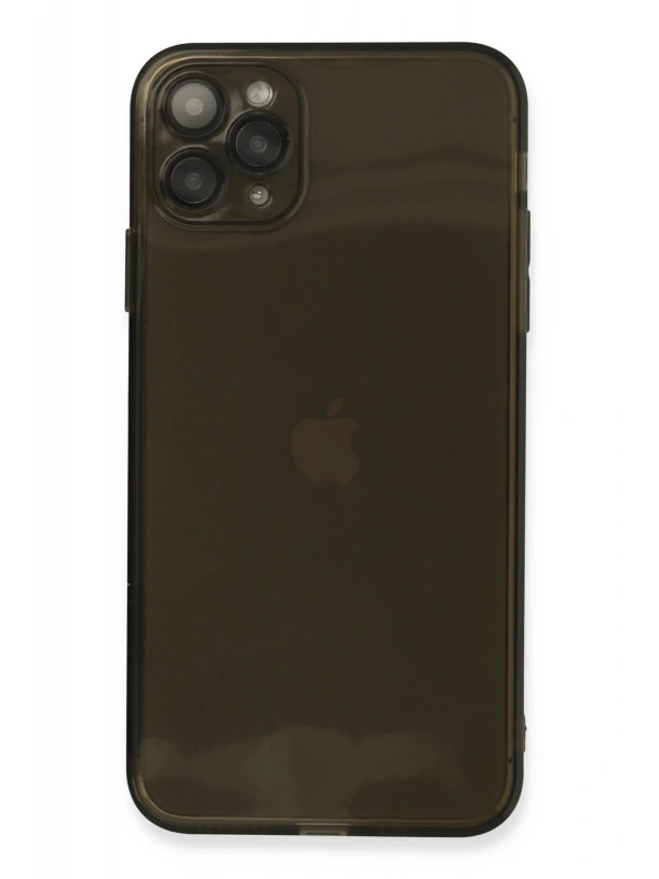 Newface Apple iPhone 11 Pro Kılıf Fly Lens Silikon - Siyah