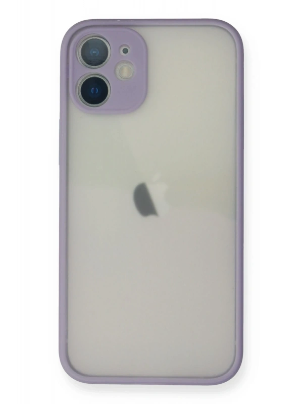 Newface Apple iPhone 11 Pro Max Kılıf Montreal Silikon Kapak - Mor