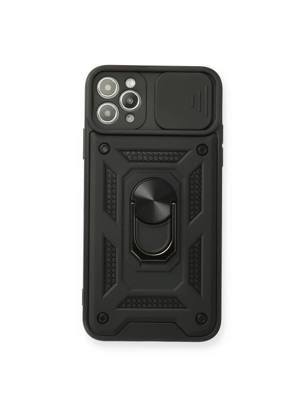 KILIFINI SEÇ - Apple iPhone 11 Pro Max Kılıf Pars Lens Yüzüklü Silikon