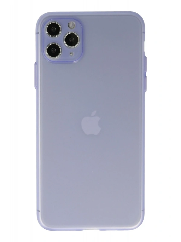 Newface Apple iPhone 11 Pro Max Kılıf Puma Silikon - Mor