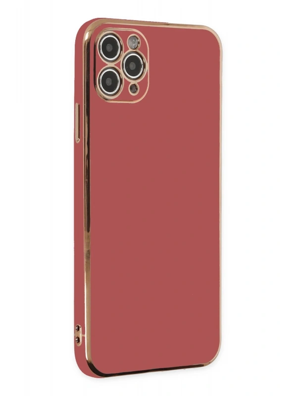 Newface Apple iPhone 11 Pro Max Kılıf Volet Silikon - Kırmızı