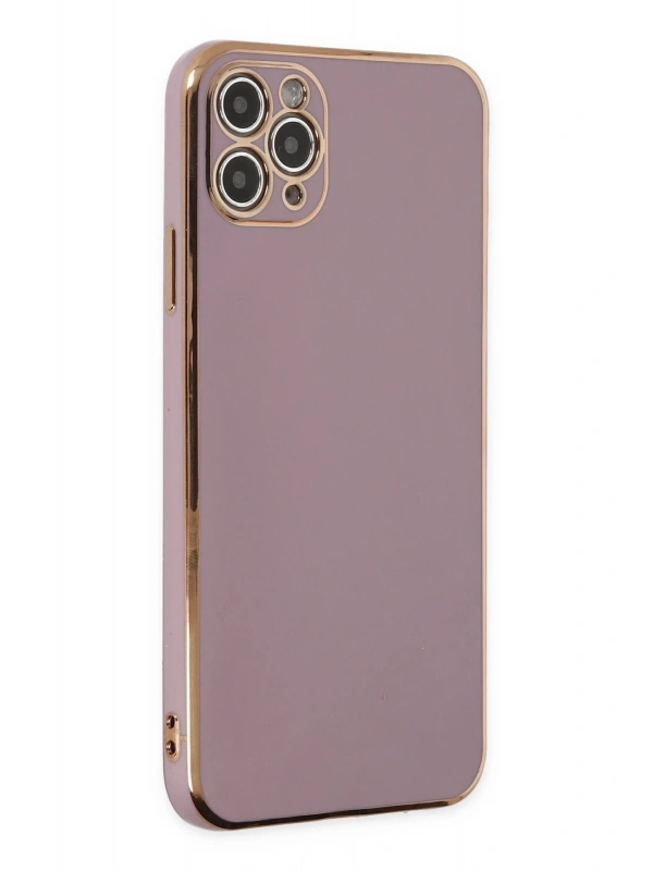 Newface Apple iPhone 11 Pro Max Kılıf Volet Silikon - Mor