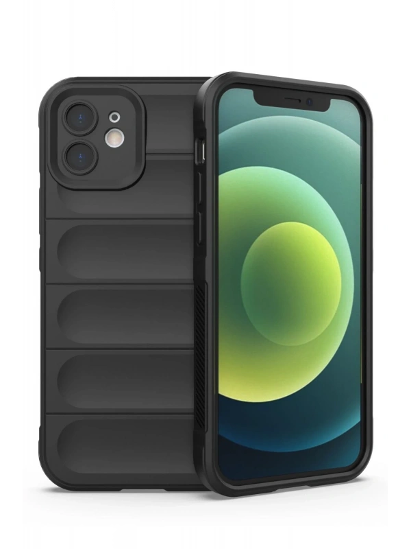 Newface Apple iPhone 12 Kılıf Optimum Silikon - Siyah