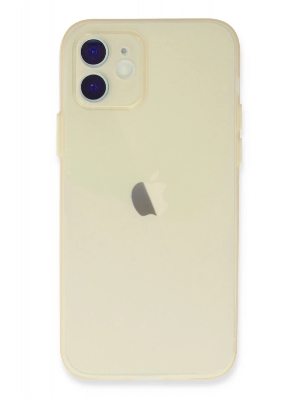 Newface Apple iPhone 12 Kılıf Puma Silikon - Gold