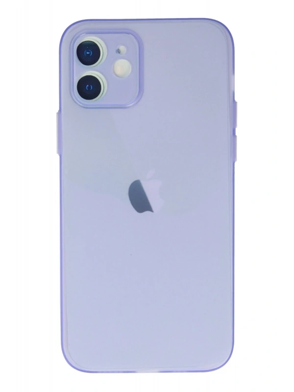 Newface Apple iPhone 12 Kılıf Puma Silikon - Mor