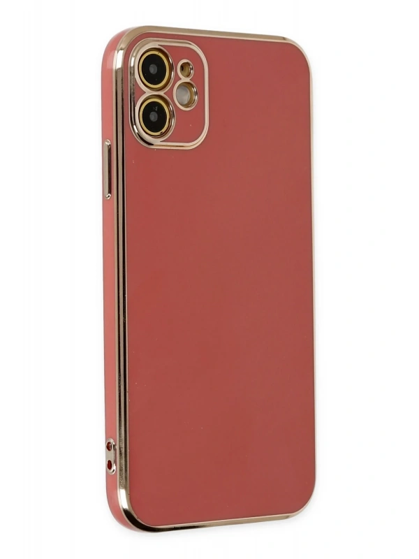 Newface Apple iPhone 12 Kılıf Volet Silikon - Kırmızı